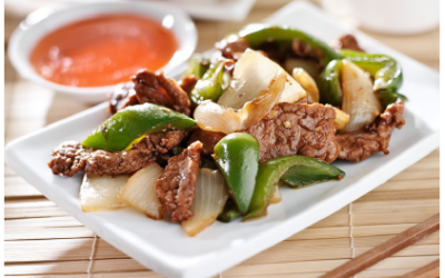 Beef with Green Peppers
